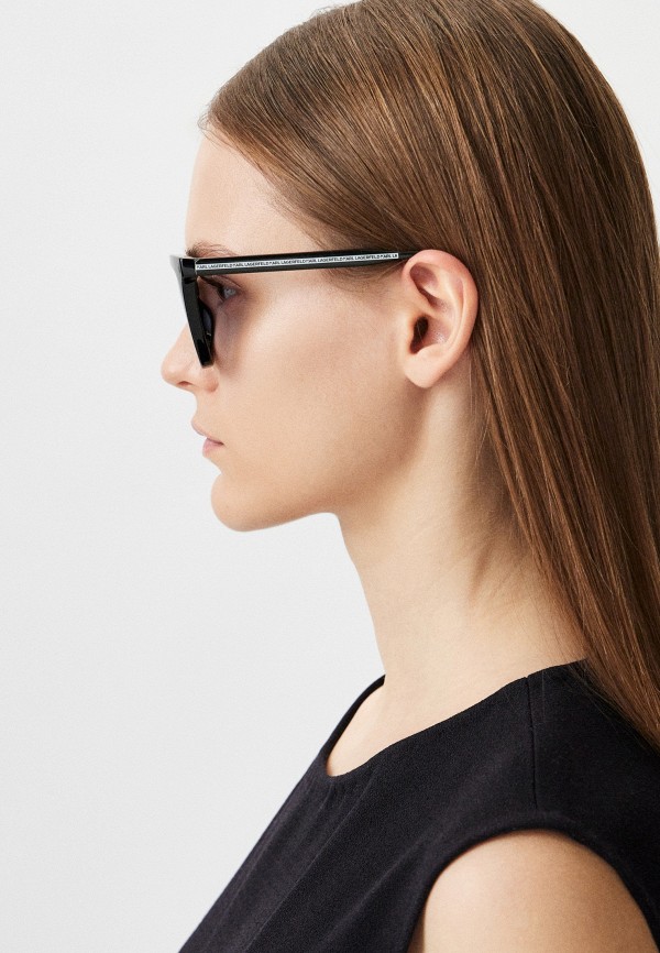 Очки солнцезащитные Karl Lagerfeld KL6061S 001, цвет: черный ...