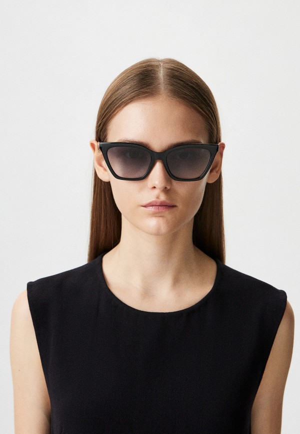 Очки солнцезащитные Karl Lagerfeld KL6061S 001, цвет: черный ...