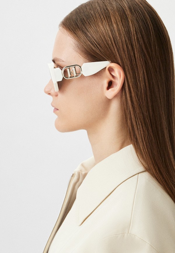 Очки солнцезащитные Karl Lagerfeld KL6085S 105, цвет: белый ...