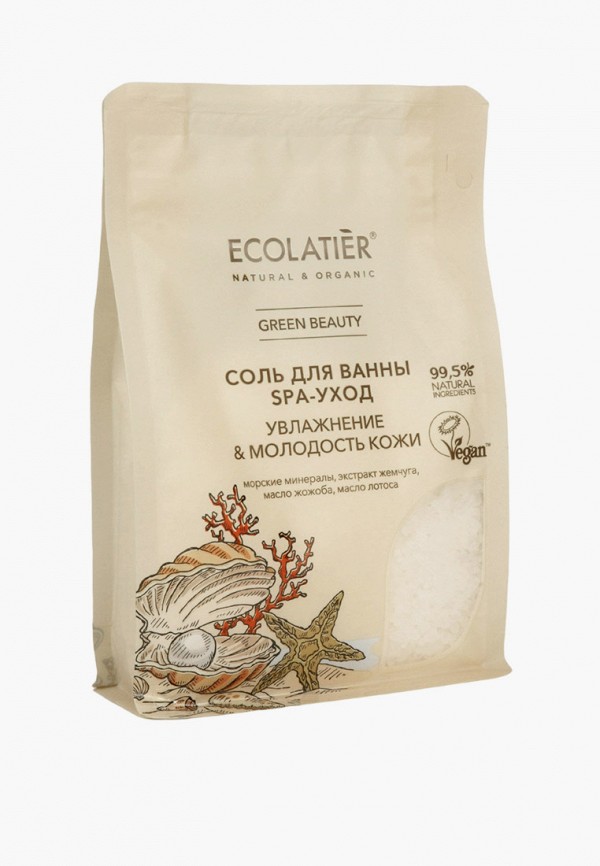Ecolatier Соль для ванны - увлажняющая и обновляющая - фото 2