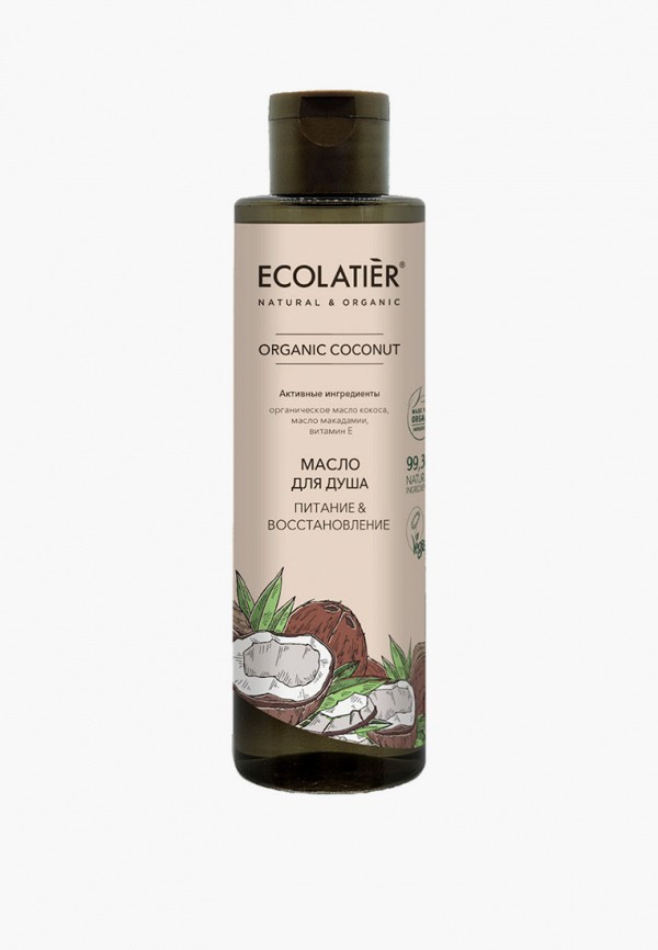 Ecolatier Масло для душа - GREEN Питание & Восстановление Серия ORGANIC COCONUT, 250 мл - фото 1