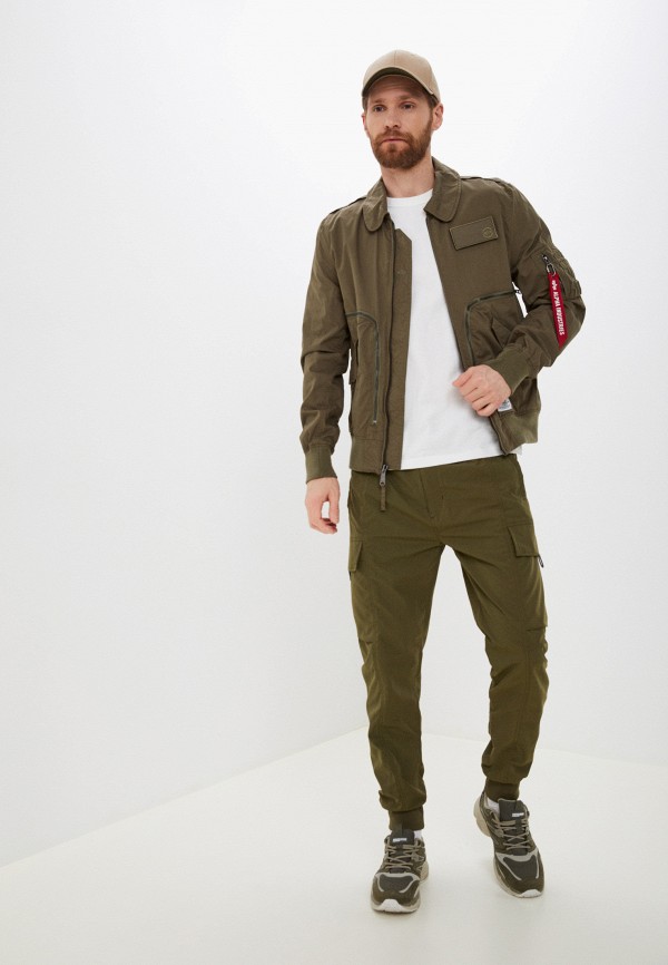 Куртка Alpha Industries CWU 36/P MOD CTN FLIGHT JACKET, цвет: хаки,  RTLACL660501 — купить в интернет-магазине Lamoda