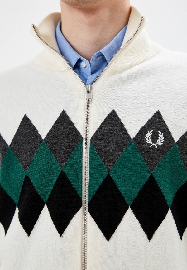 Кардиган Fred Perry, цвет: белый, RTLACL783101 — купить в интернет ...