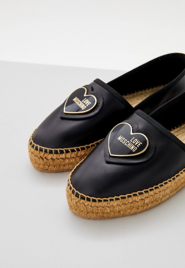 Эспадрильи Love Moschino, цвет черный, RTLACL794601 — купить в