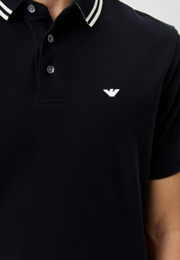 Поло Emporio Armani, цвет: синий, RTLACL961501 — купить в интернет ...