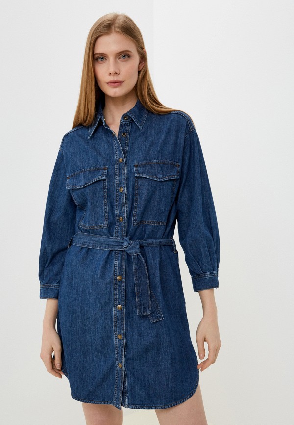Sisley Платье джинсовое - фото 1