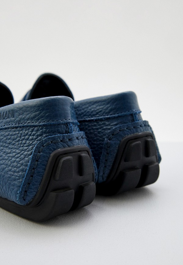 Мокасины Emporio Armani, цвет: синий, RTLACM021601 — купить в интернет ...