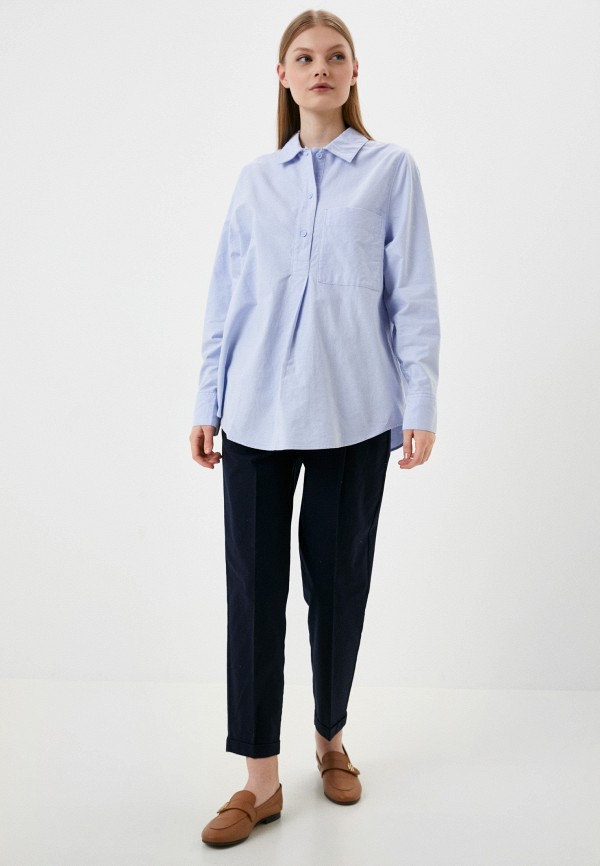 Рубашка United Colors of Benetton, цвет: голубой, RTLACM403601 — купить ...