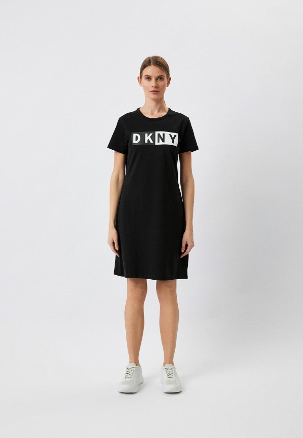 Платье DKNY, цвет: черный, RTLACM514401 — купить в интернет-магазине Lamoda