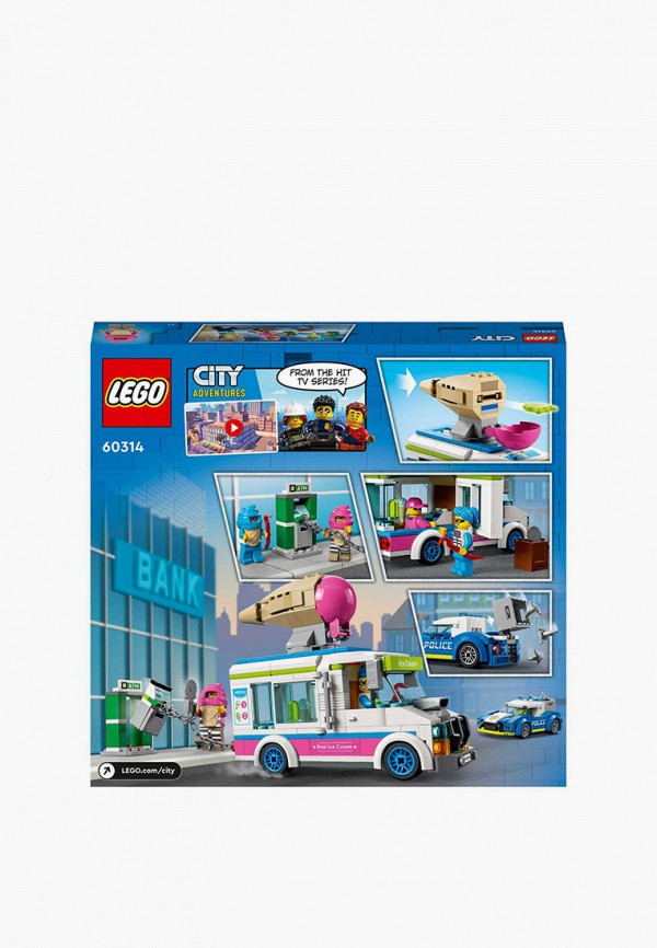 LEGO Конструктор City - Погоня полиции за грузовиком с мороженым - фото 2