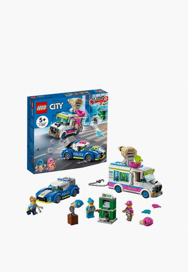 LEGO Конструктор City - Погоня полиции за грузовиком с мороженым - фото 3