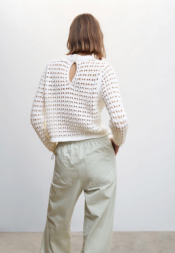 Джемпер Mango SANTORIN, цвет белый, RTLACM689401 — купить в интернет
