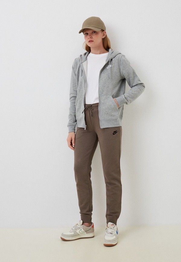 Nike Толстовка - W NSW CLUB FLC FZ HOODIE STD - фото 2