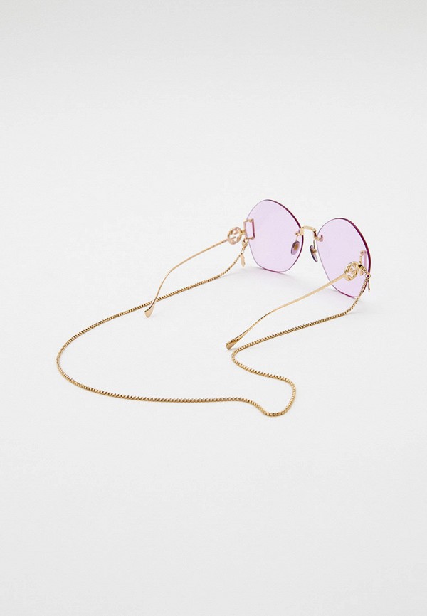 Gucci Очки солнцезащитные и цепочка - GG1203S 001 - фото 2