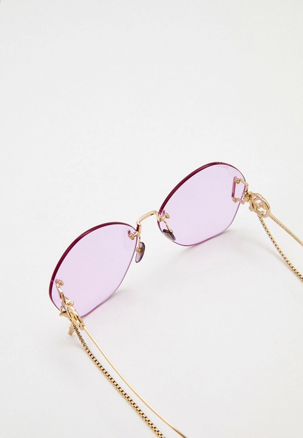 Gucci Очки солнцезащитные и цепочка - GG1203S 001 - фото 3