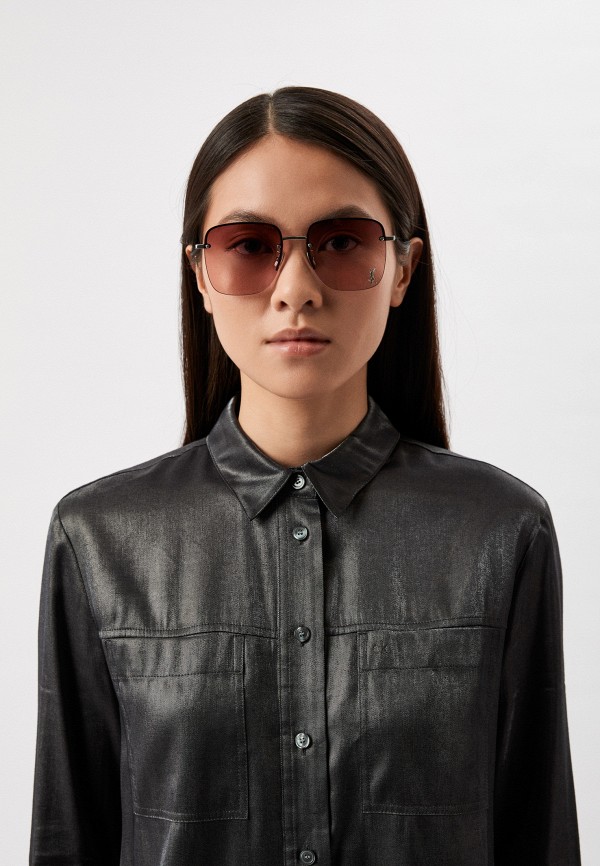 Saint Laurent Очки солнцезащитные - SL 312 M 011 - фото 5