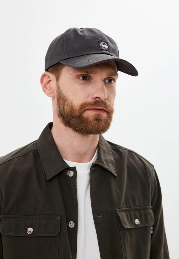 Бейсболка Buff Baseball Cap Low Crown, цвет серый, RTLACN135401 — купить в интернетмагазине Lamoda