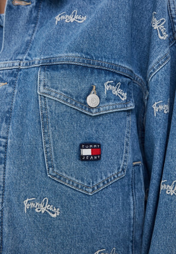 Куртка джинсовая Tommy Jeans, цвет: синий, RTLACN211001 — купить в ...