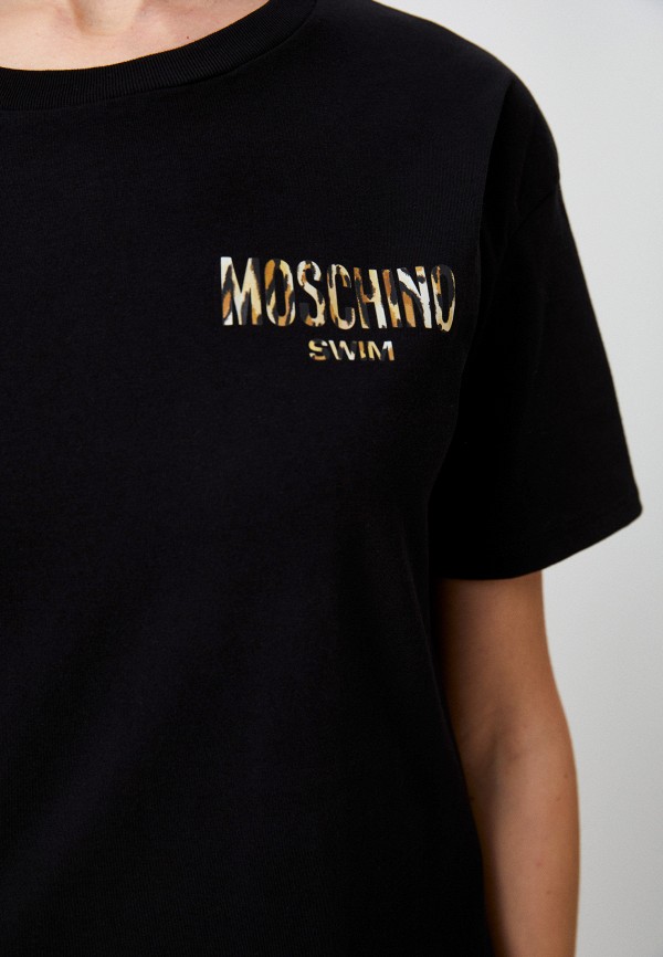Футболка Moschino Swim, цвет: черный, RTLACN257801 — купить в интернет ...