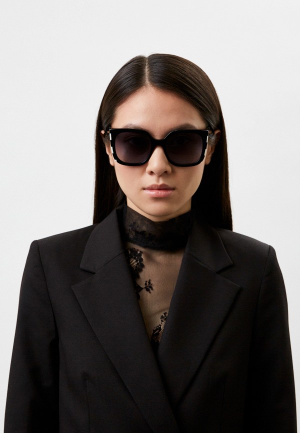 Очки солнцезащитные Carolina Herrera HER 0128/S 80S, цвет: черный ...