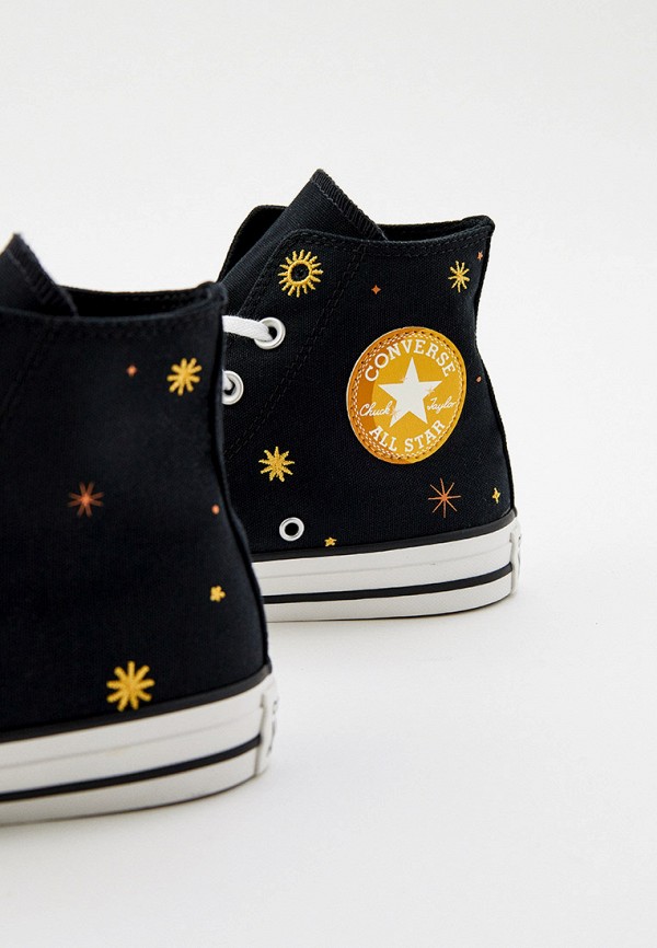 Converse with sales gold stars