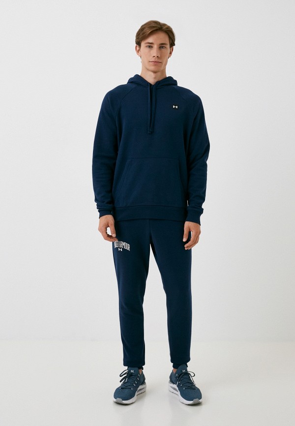 Брюки спортивные Under Armour UA RIVAL FLC WM JOGGER, цвет: синий ...