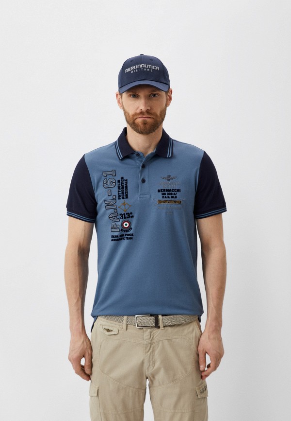 Поло Aeronautica Militare, цвет: синий, RTLACO661701 — купить в ...