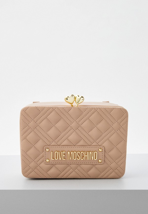 Клатч Love Moschino, цвет: бежевый, RTLACO777001 — купить в интернет ...