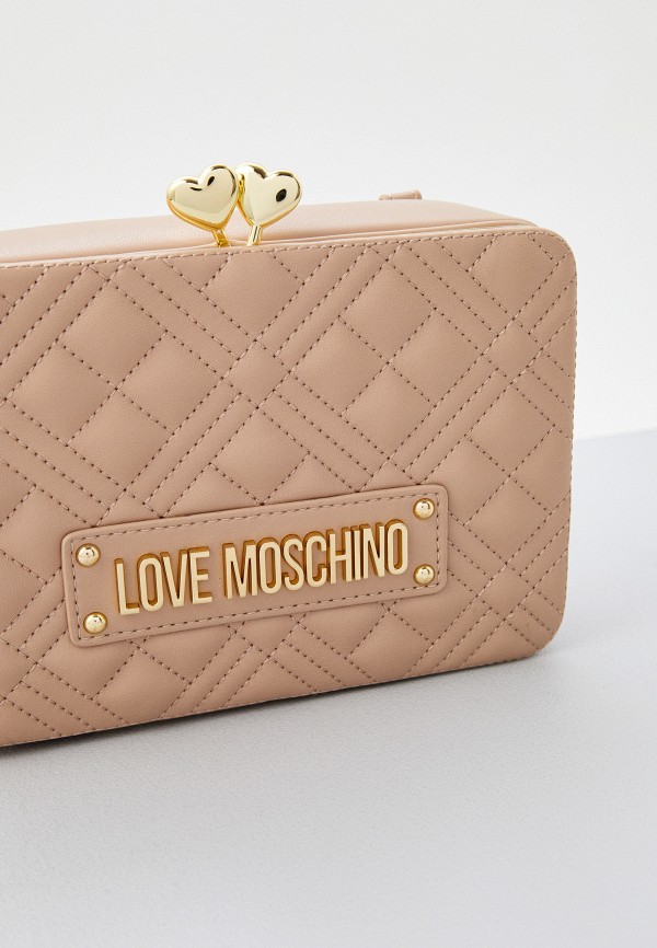 Клатч Love Moschino, цвет: бежевый, RTLACO777001 — купить в интернет ...