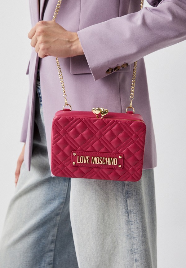 Клатч Love Moschino, цвет: розовый, RTLACO777101 — купить в интернет ...