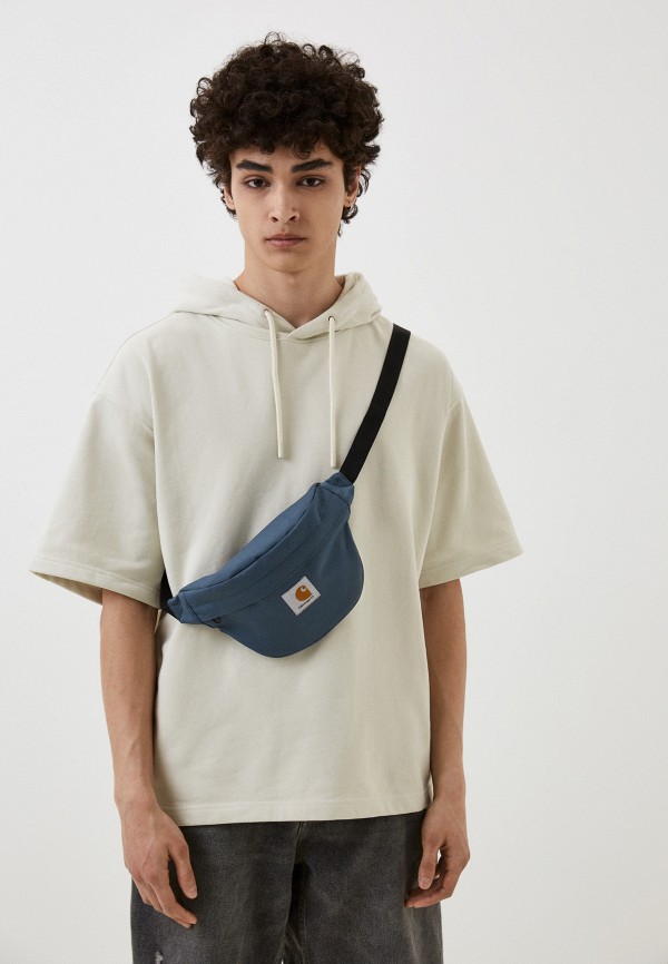 Сумка поясная Carhartt WIP, цвет: голубой, RTLACP363801 — купить в ...
