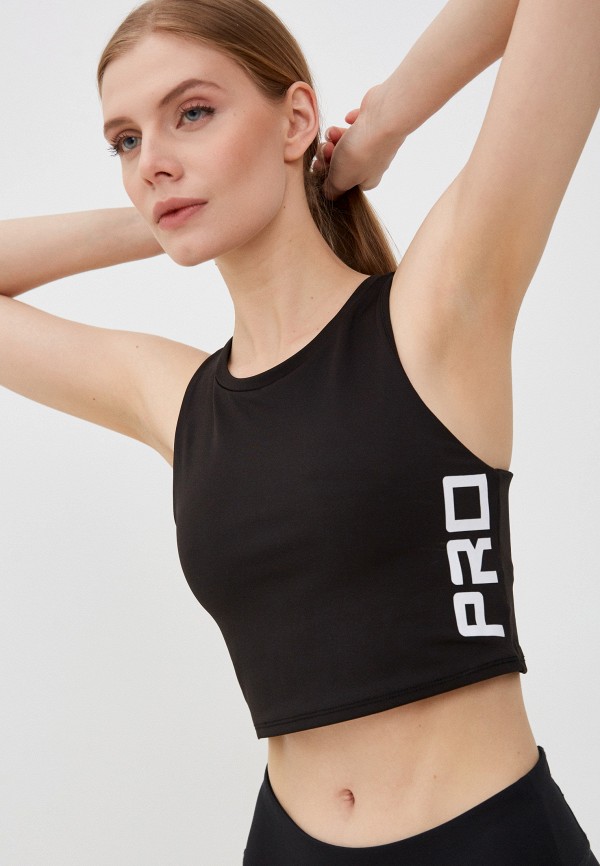 Топ спортивный Koton, цвет: черный, RTLACP404301 — купить в интернет ...