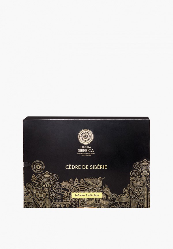 Natura Siberica Набор для ухода за телом - парфюмированный, Cedre de Siberie, Set of the interior collection, Мыло для рук и тела 300мл + Крем для рук и тела 300мл + Косметичка на молнии - фото 1