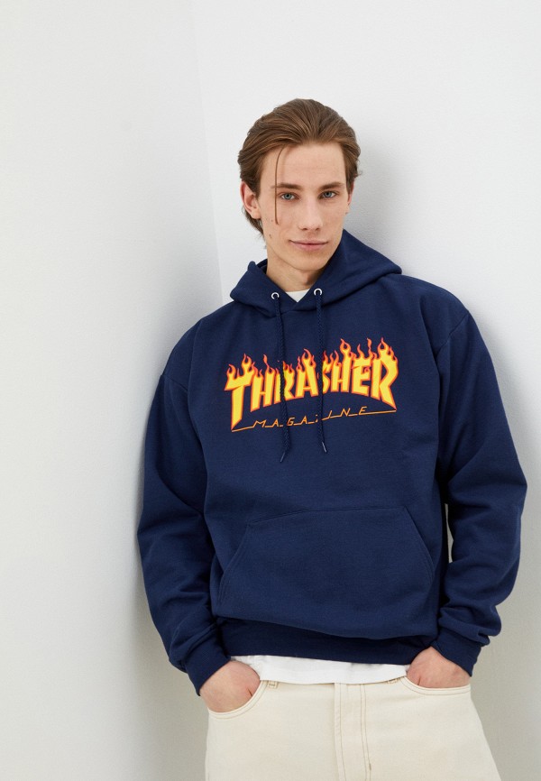 Худи Thrasher, цвет: синий, RTLACP844601 — купить в интернет-магазине ...