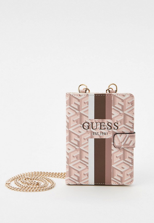 Обложка для паспорта Guess, цвет: розовый, RTLACP852901 — купить в ...