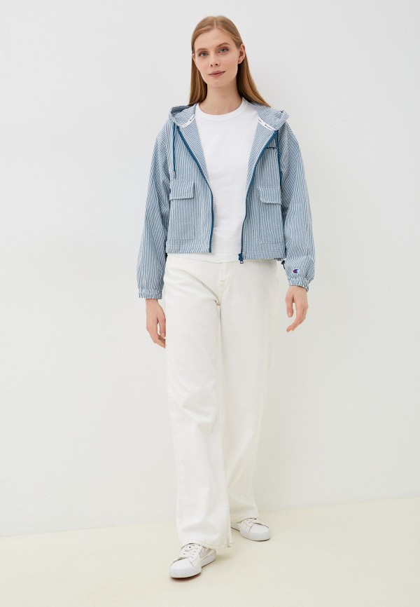 Champion Ветровка - SEERSUCKER UTILITY FULL ZIP JACKET - фото 2