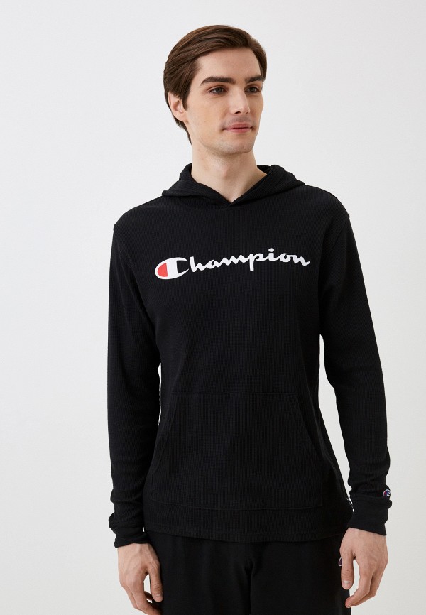 Худи Champion WAFFLE HOODIE, цвет: черный, RTLACP912001 — купить в ...