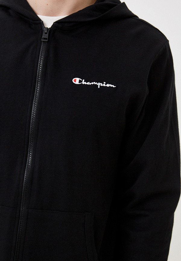 Толстовка Champion MIDDLEWEIGHT FULL ZIP T-SHIRT HOODIE, цвет: черный ...
