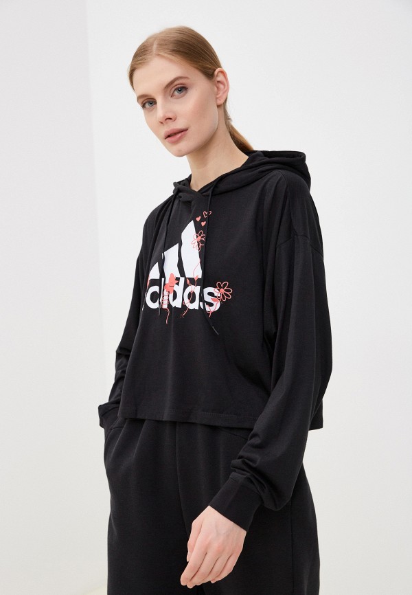 Худи adidas W FUN G LW HDY, цвет: черный, RTLACQ001201 — купить в ...