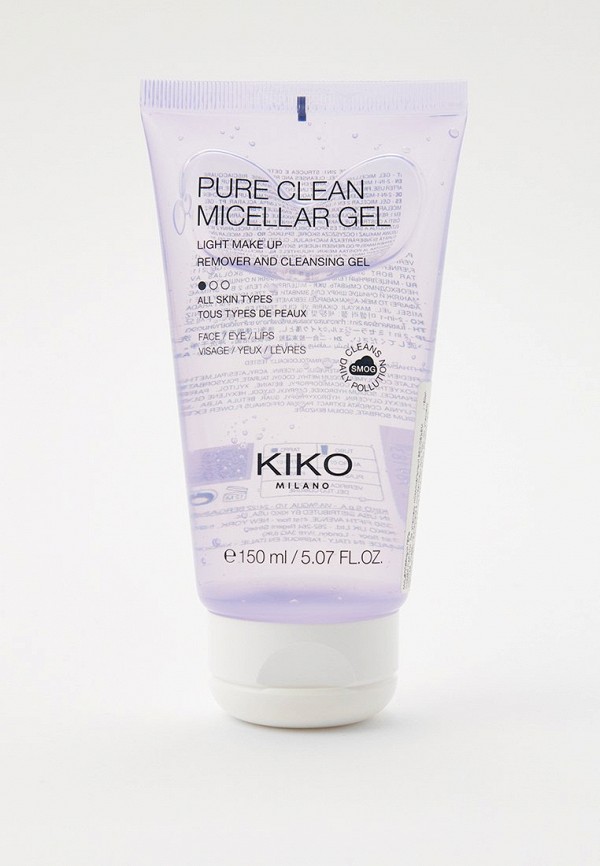 Kiko Milano Гель для умывания - мицеллярный PURE CLEAN MICELLAR GEL ,150 мл - фото 1