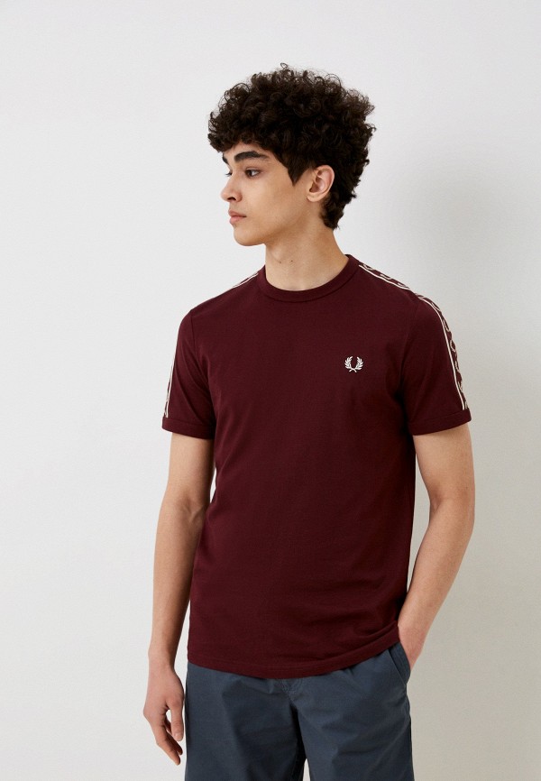 Футболка Fred Perry, цвет: бордовый, RTLACQ763001 — купить в интернет ...