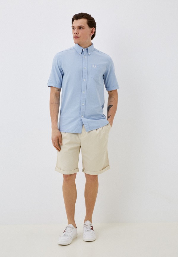 Рубашка Fred Perry, цвет: голубой, RTLACQ763601 — купить в интернет ...