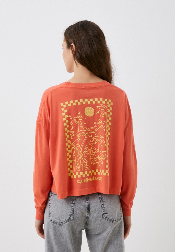 Лонгслив Quiksilver OVERSIZEDCROPLS W TEES NKN0, цвет: оранжевый ...