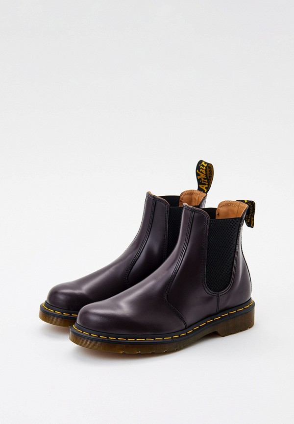 Dr. Martens Ботинки - 2976 YELLOW STITCH SMOOTH LEATHER CHELSEA BOOTS - фото 3