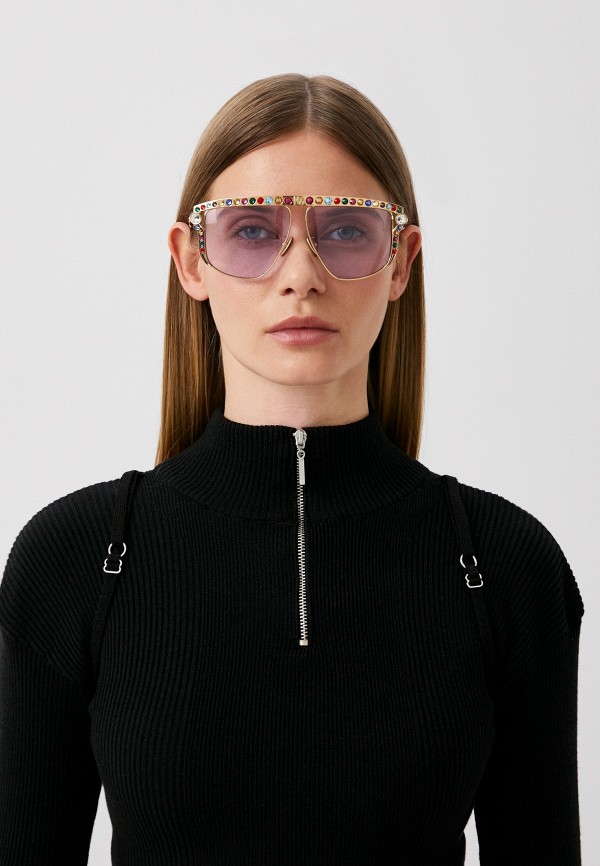 Очки солнцезащитные Dolce&Gabbana DG2281B 02/1A, цвет: золотой ...