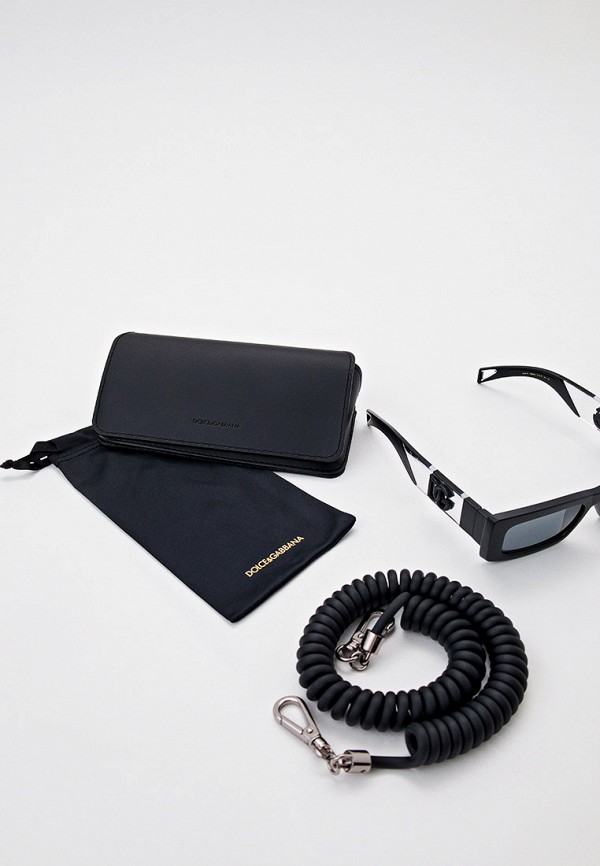 Dolce&Gabbana Очки солнцезащитные и шнурок - DG6173 25256G - фото 4