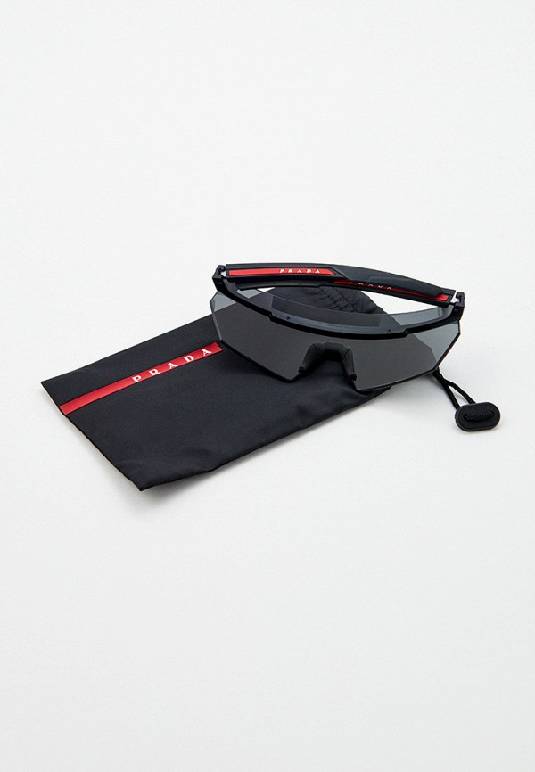 Prada Linea Rossa Очки солнцезащитные - PS 01YS 1BO06F - фото 4