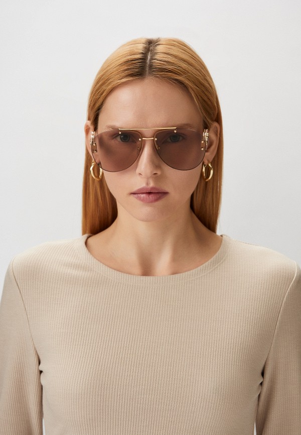 Очки солнцезащитные Versace VE2250 148693, цвет: золотой, RTLACR536602 ...
