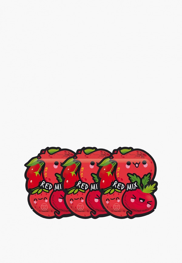 El'Skin Маски для лица 3 шт. - - тканевые, Увлажнение, "Красный МИКС" - фото 1