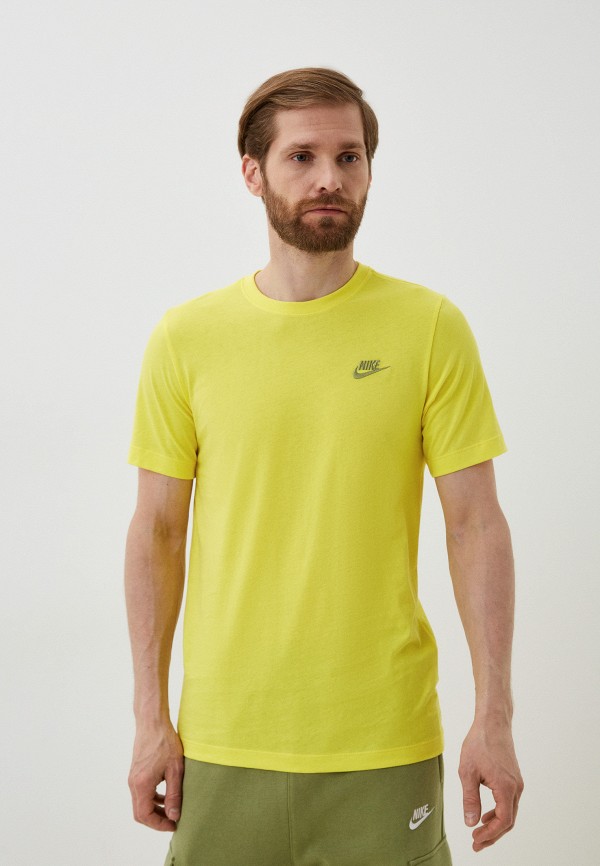 Футболка Nike T-Shirt NSW CLUB TEE, цвет: желтый, RTLACR841101 — купить ...